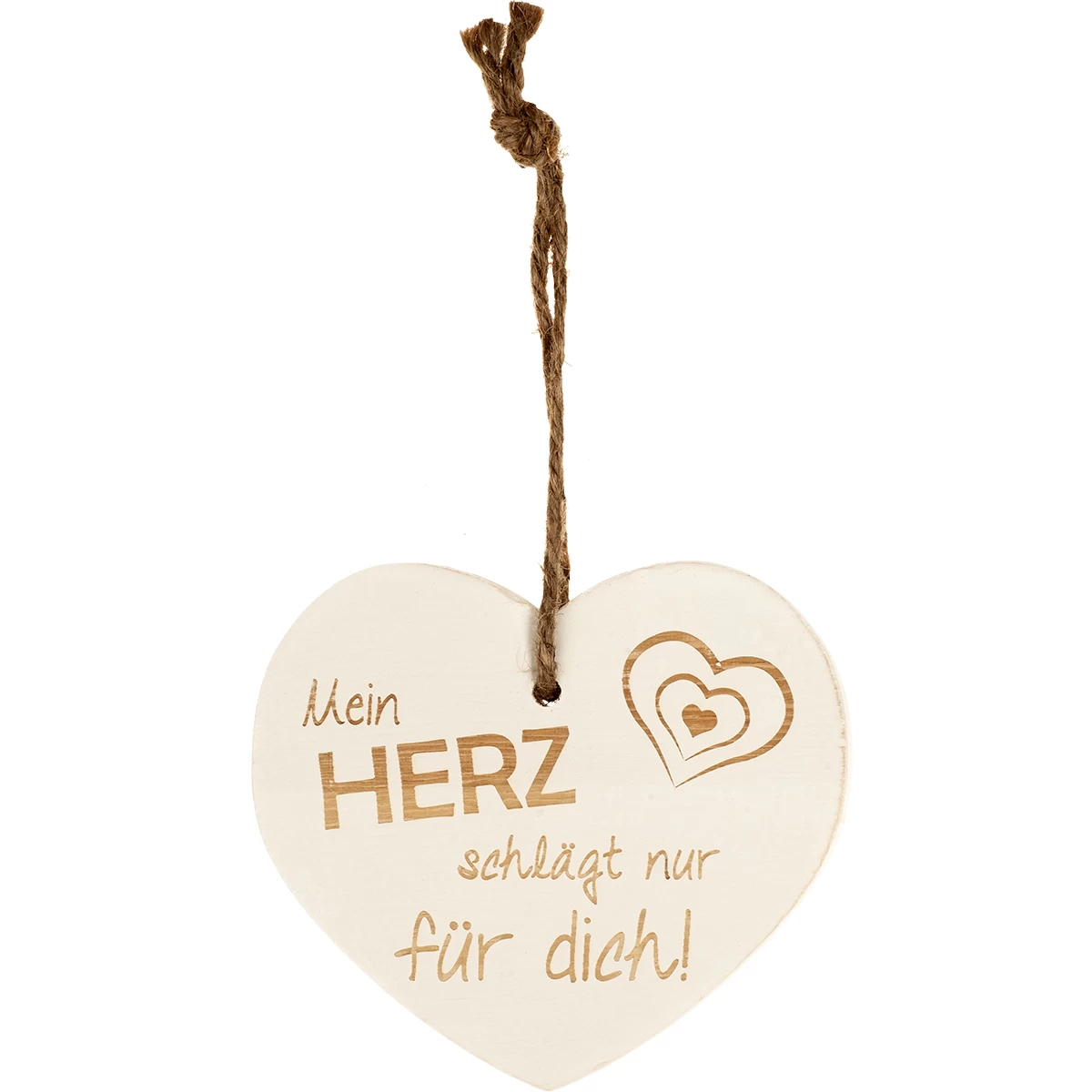 Kleines Vintage-Herz Aus Holz "Mein Herz Schlägt Nur Für Dich" 24001 1 Kleines Vintage-Herz Aus Holz "Mein Herz Schlägt Nur Für Dich" 24001