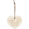 Kleines Vintage-Herz Aus Holz "Lebe Deinen Traum" 24008