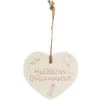 Kleines Vintage-Herz Aus Holz "Herzlichen Glückwunsch" 24017