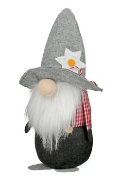 Gilde 26168 Türstopper Wichtel "I Mog Di" Aus Stoff Ca 35cm - Mann