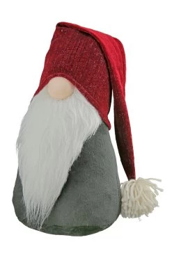 Gilde 26171 Türstopper Wichtel "Clause" Aus Stoff Ca 60cm