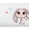 Nici 35672 Kissen Sweet Hearts Hase 43x25cm Plüsch Kuschelkissen Creme