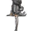 Gilde 37045 Steampunk Figur Frosch 31cm Frog Dekoration