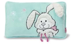 Nici 38964 Kissen Schneehase Linni Mit Schal 43x25cm Plüsch Let It Snow