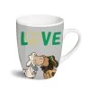 Nici 41244 Porzellantasse Schafe Jolly Mäh Jolly Bob LOVE Kaffeetasse Teetasse