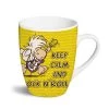 Nici 41769 Porzellantasse Schaf Keep Calm And Rock N Roll Kaffeetasse Teetasse