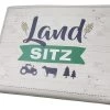 Gilde Bierkasten Sitzkissen "Landsitz" 44x34cm Sitzpolster Schwarz 42945