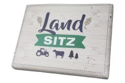 Gilde Bierkasten Sitzkissen "Landsitz" 44x34cm Sitzpolster Schwarz 42945