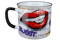 Gilde 44309 Keramik Tasse Streetart "Love" Ca. 390ml