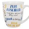 Gilde 44518 Jumbo-Tasse "Zum Abschied" Ca 400ml Porzellan