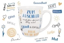 Gilde 44518 Jumbo-Tasse "Zum Abschied" Ca 400ml Porzellan -Heimdekoration Verkäufe 44518 4