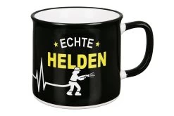 Gilde 44553 Keramik Tasse "Echte Helden" Feuerwehr Ca. 390ml