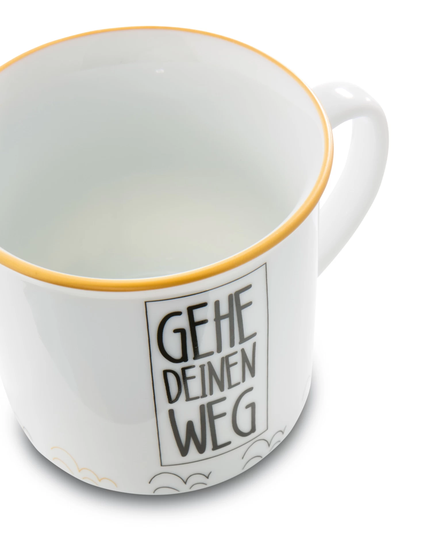 Nici 45013 Porzellantasse Metallic "Gehe Deinen Weg" Lama Kaffeetasse Teetasse 3 Nici 45013 Porzellantasse Metallic "Gehe Deinen Weg" Lama Kaffeetasse Teetasse – Bild 3