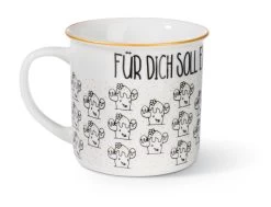 Nici 45017 Porzellantasse Metallic "Für Dich Soll Es Konfetti Regnen" Kaktus -Heimdekoration Verkäufe 45017 03 ZA 2048x1565