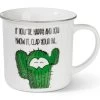 Nici 45023 Porzellantasse Metallic 'If You`re Happy..." Kaffeetasse Teetasse