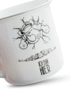 Nici 45029 Porzellantasse Metallic "Ich Bin Hier, Das Muss Reichen" Nashorn -Heimdekoration Verkäufe 45029 03 ZA 1638x2048