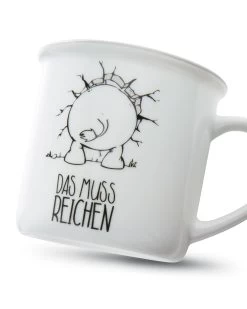 Nici 45029 Porzellantasse Metallic "Ich Bin Hier, Das Muss Reichen" Nashorn -Heimdekoration Verkäufe 45029 04 ZA 1638x2048