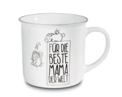 Nici 45037 Porzellantasse Metallic Einhörner "Für Die Beste Mama Der Welt"