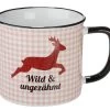 Gilde 46711 Keramik Tasse "Wild & Ungezähmt" Ca. 390ml