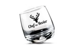 Gilde Wackelglas 2er-Set "Chef Im Revier" Designgläser 27cl 8,8cm -Heimdekoration Verkäufe 46903 1 36