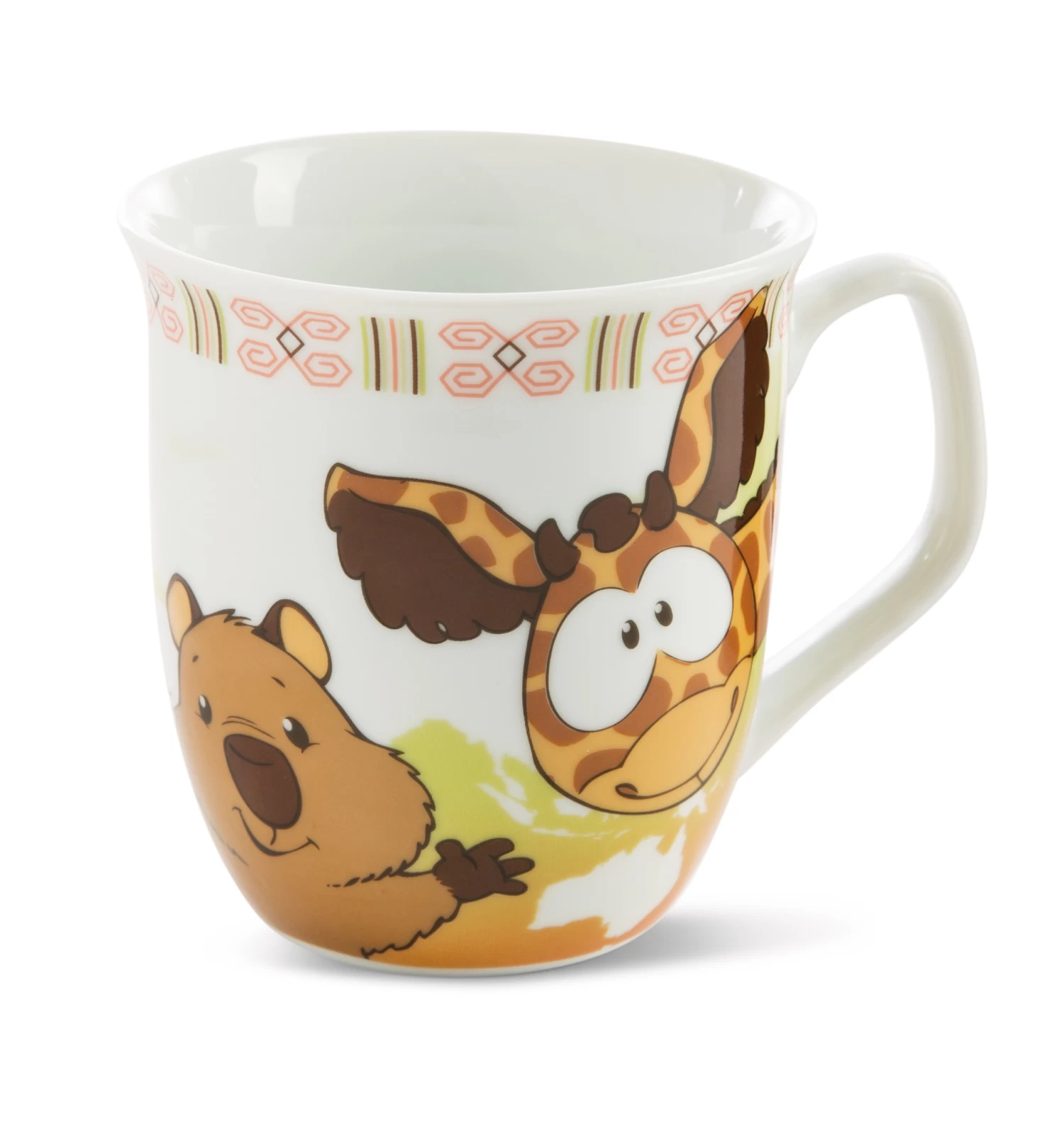 Nici 47239 GREEN Porzellantasse Quokka Tiger Elefantenmaus Gisela Wild Friends 1 Nici 47239 GREEN Porzellantasse Quokka Tiger Elefantenmaus Gisela Wild Friends