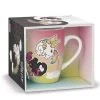 Nici 47387 Porzellantasse 310ml Einhorn Rainbow Yin & Yang Auf Wolken