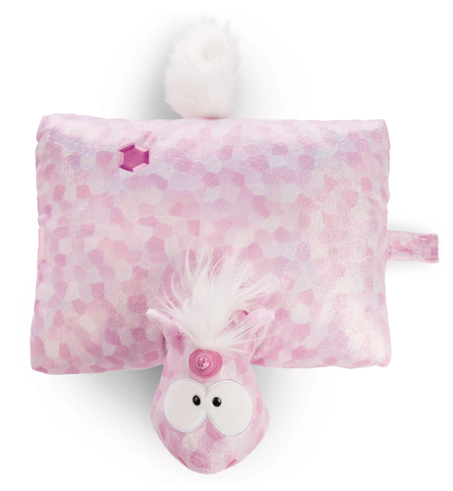 Nici 47636 Kuscheltierkissen Einhorn Pink Diamond 40x30xcm Plüsch Glitzernd 2 Nici 47636 Kuscheltierkissen Einhorn Pink Diamond 40x30xcm Plüsch Glitzernd – Bild 2