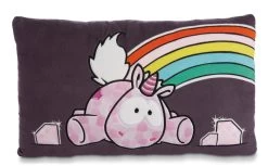 Nici 47671 Kissen Einhorn Pink Diamond Rechteckig 43x25cm Plüsch Glitzernd