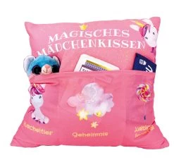 Hergo Sofahelden Kissen Mit Taschen 43x43cm - Mädchenkissen 8840