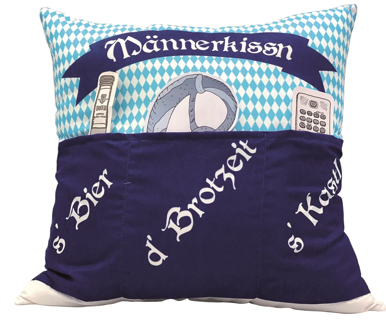 Hergo Sofahelden Kissen Mit Taschen 43x43cm - Bayern-Männerkissen 8973 1 Hergo Sofahelden Kissen Mit Taschen 43x43cm - Bayern-Männerkissen 8973