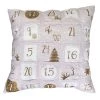Hergo Sofahelden Adventskalender Kissen Mit Taschen 40x40cm - Rosa 8993