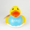 Gummiente Badeente Mit Quietsche - Baby Junge Hellblau