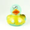 Gummiente Badeente Mit Quietsche - Zombie Türkis