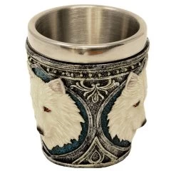 Schnapsgläser Shotbecher 4er Set Weisser Wolf MC23084 -Heimdekoration Verkäufe MC 23084 NEUES BILD 6