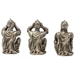 3er Set Ritter "Nicht Sehen - Hören - Sprechen" Deko Mittelalter MC36150 -Heimdekoration Verkäufe MC 36150 3