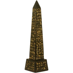 Ancient Egypt Obelisk Ca. 21 Cm Handbemalt Dekogegenstand Ägypten MC90009