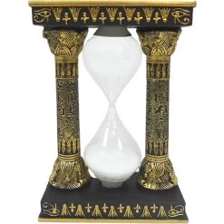 Ägyptische Sanduhr Ca. 15cm Handbemalt Dekogegenstand MC90134
