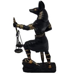 Ägyptische Anubis Figur Mit Schale Ca. 26cm Handbemalt Dekogegenstand MC90178 -Heimdekoration Verkäufe MC 90178 NEUES BILD 3