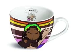 Nici 31926 Porzellantasse XL Schaf Jolly Bob 500ml Kaffeetasse Teetasse