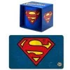 Logoshirt Frühstück Set Tasse + Brettchen Superman Logo Spülmaschinenfest (KuK)