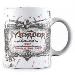 SD Toys 25185 Tasse Herr Der Ringe The Lord Of The Rings Map Of Mordor 315ml